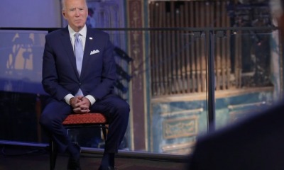 Joe Biden durante entrevista