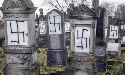 Lápides judaicas vandalizadas na França