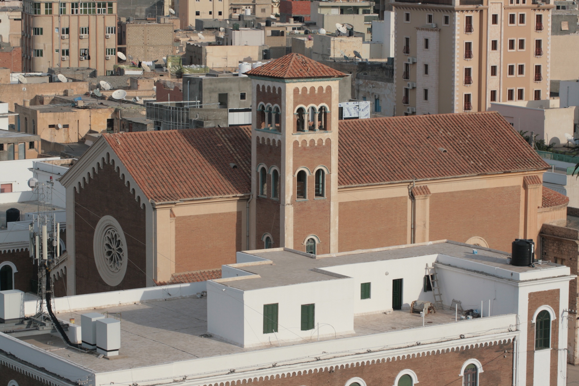 Antiga igreja cristã na Líbia