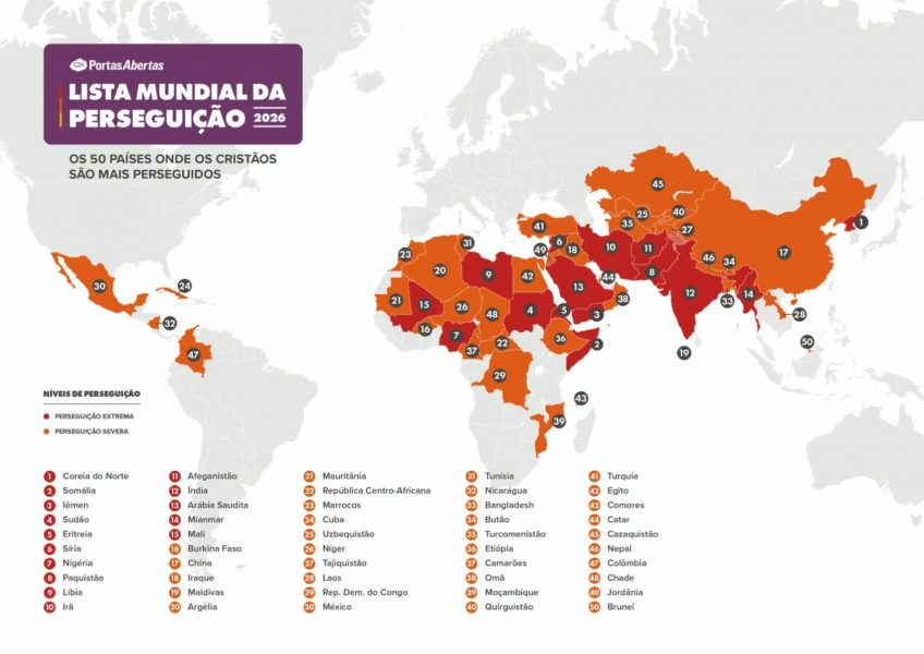 Portas Abertas: 388 milhões de cristãos perseguidos no mundo