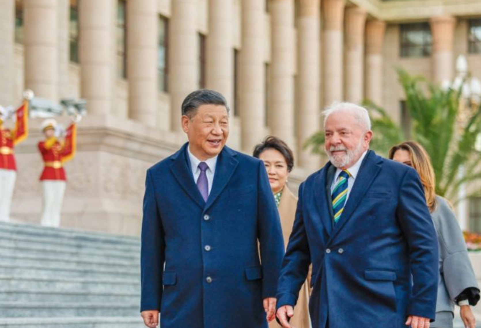 Lula ao lado do ditador Xi Jinping