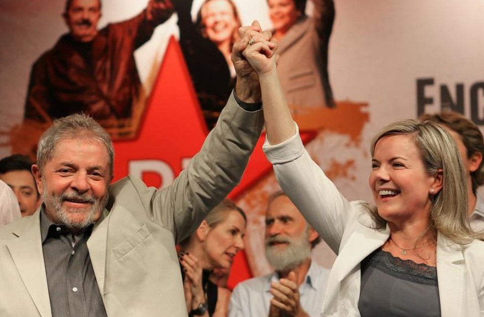 Lula e Gleisi Hoffmann