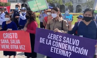 Manifestação em Lima, Peru