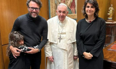 Manuela D'ávila, o papa Francisco e o marido