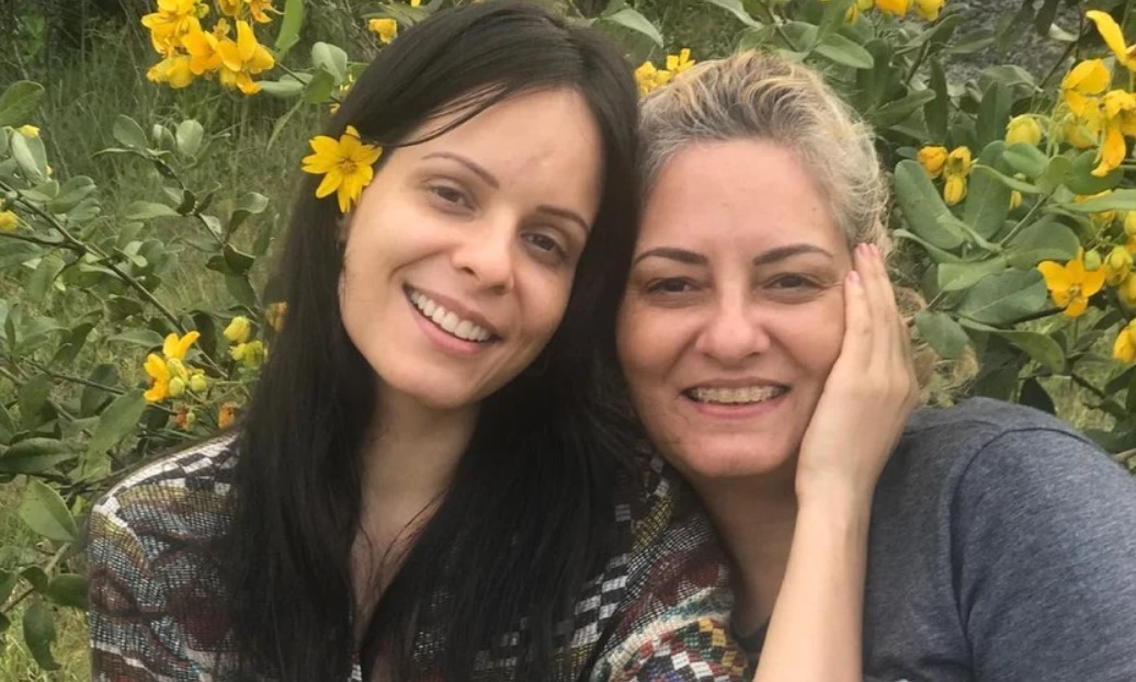 Marcela Taís e a mãe, Sidnéia Munhoz