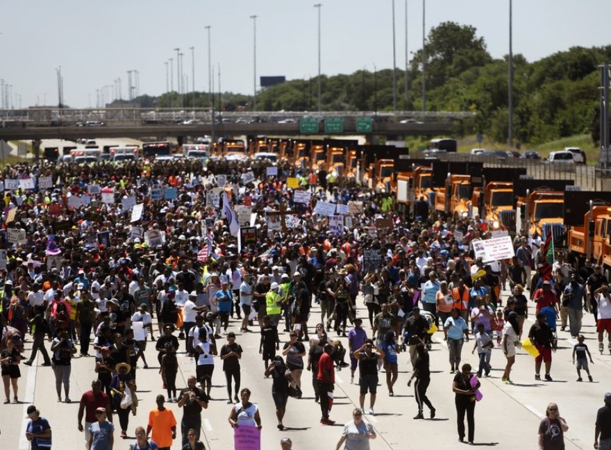 Marcha contra a violência em Chicago