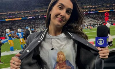 Jornalista da Globo criticada por camisa considerada ofensiva a Maria
