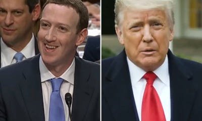 Mark Zuckerberg e Donald Trump