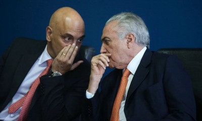 Michel Temer e Alexandre de Moraes