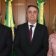 Milton Ribeiro, Jair Bolsonaro e Cláudia Queda de Toledo