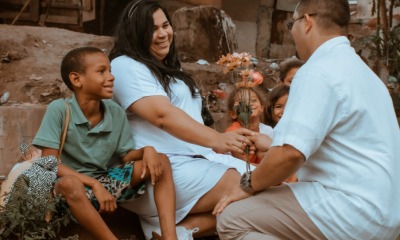 Missionária Patrícia Vouga e Ricardo Farias na cracolândia