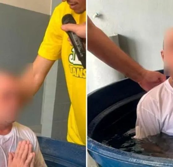 ‘Liberdade em Cristo’: 26 presos são batizados em penitenciária