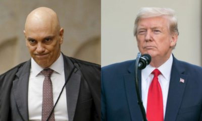Moraes é notificado por e-mail em processo movido por Trump