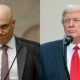 Moraes é notificado por e-mail em processo movido por Trump