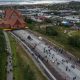 Cidade muda igreja histórica de lugar em megaoperação