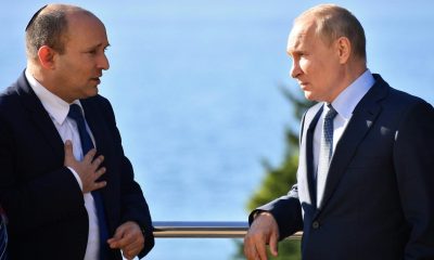 Naftali Bennett e Vladimir Putin