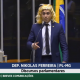 Nikolas Ferreira em discurso em defesa da mulher