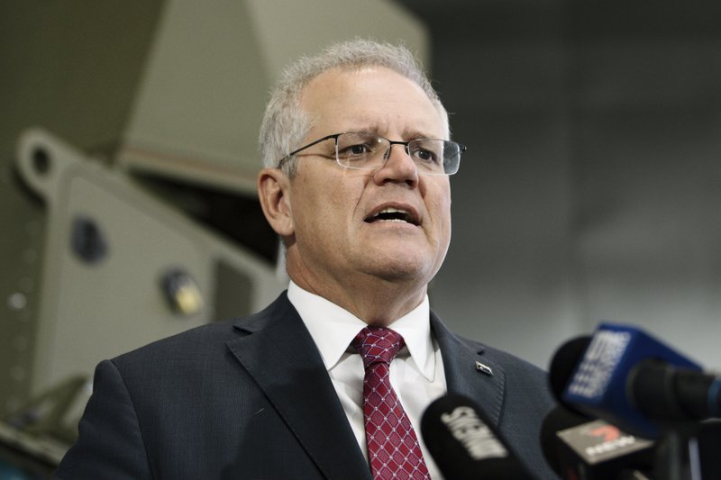 O primeiro-ministro australiano, Scott Morrison