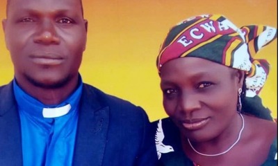 pastor Alubara Audu e esposa