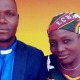 pastor Alubara Audu e esposa