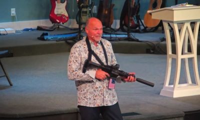 Igreja defende pastor que usou arma para ilustrar batalha espiritual