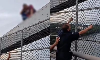 Com oração, policial impede homem de se atirar de ponte