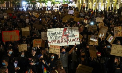 Manifestações na Polônia