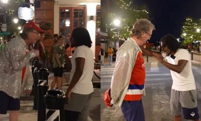 Homem tenta intimidar pregador, mas é surpreendido com oração: ‘Venha a Cristo’
