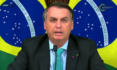 Presidente Jair Bolsonaro na Cúpula do Clima