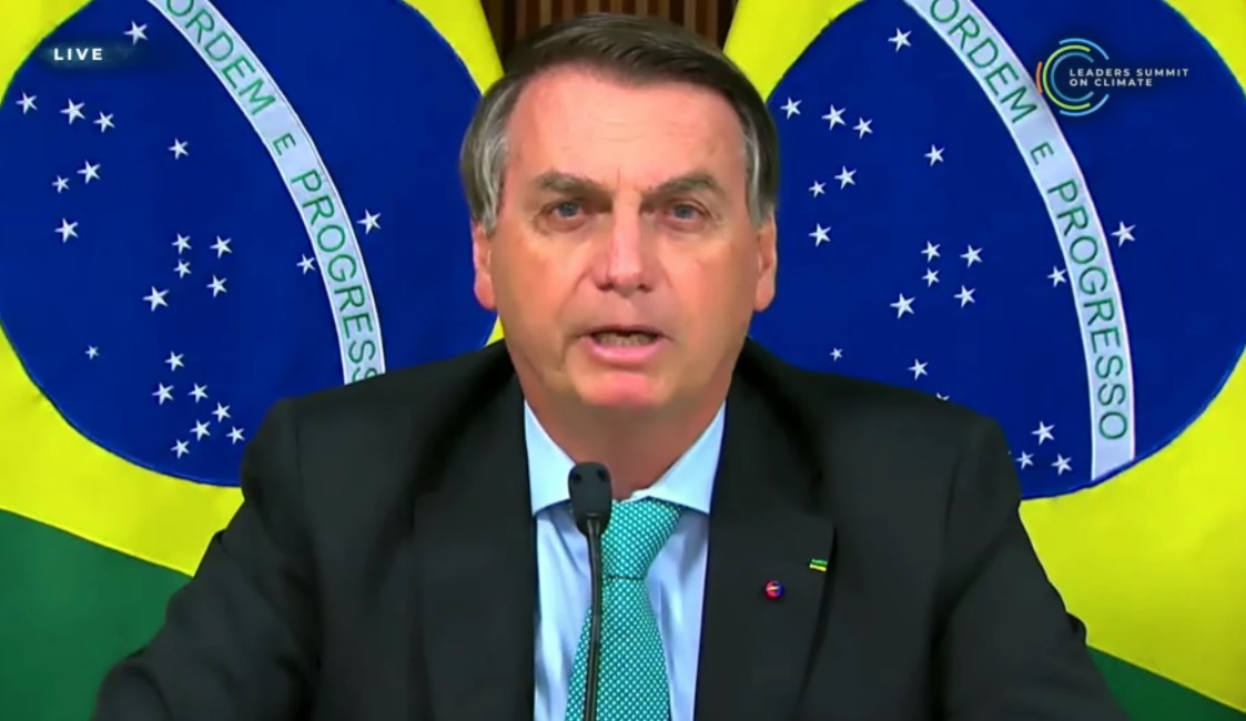 Presidente Jair Bolsonaro na Cúpula do Clima