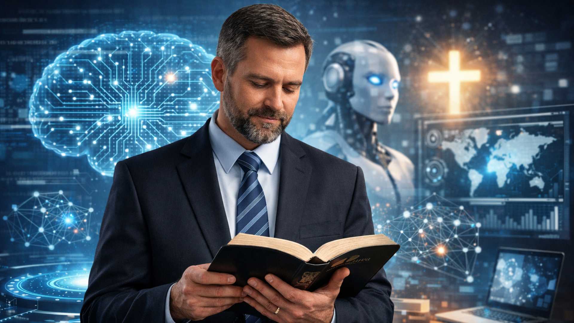 Pastor sobre pregação por inteligência artificial: "Máquina não tem alma"
