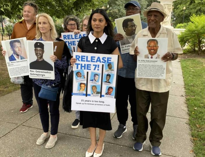 Protesto denuncia prisão de cristãos na Eritreia há mais de 20 anos