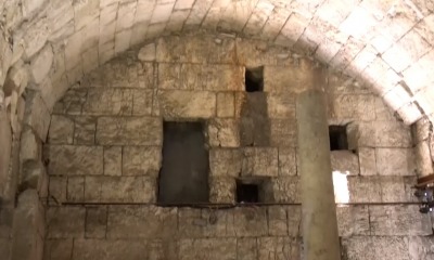 Restos do edifício em Jerusalém