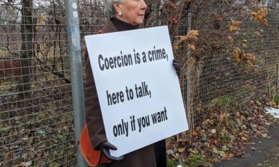 Cristã presa ao protestar contra o aborto tem vitória