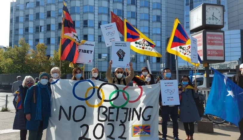 Protesto na China