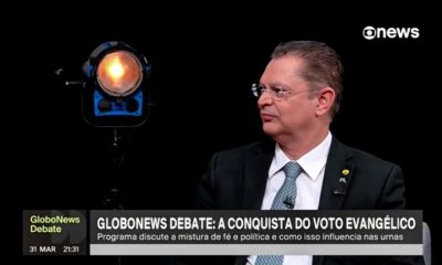 Na Globo News, Sóstenes diz por quê evangélicos rejeitam Lula