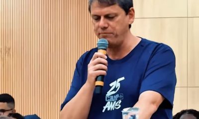 Tarcísio em Camp da AD Perus: ‘Jovens são instrumentos’