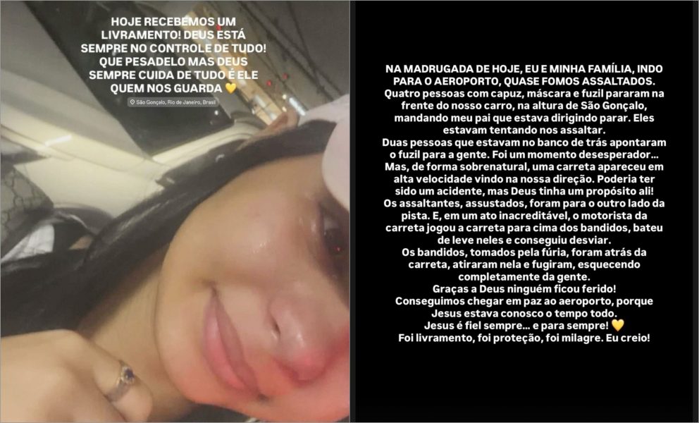 ‘Livramento’: veja o relato de Maria Marçal sobre tentativa de assalto