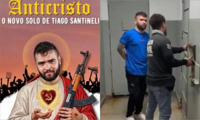 Tiago Santinelli agride cristãos e termina preso em BH
