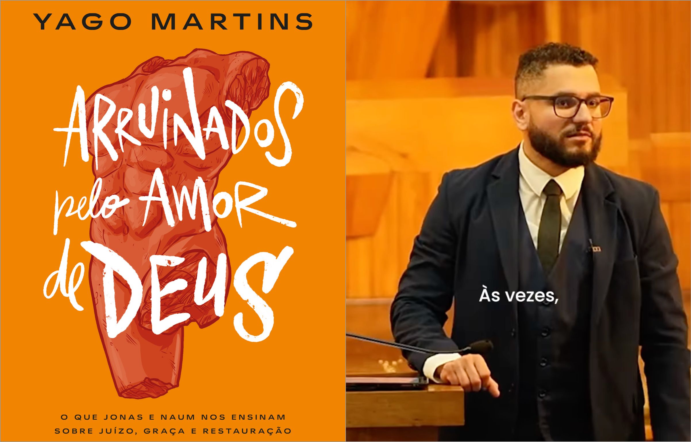 Yago Martins lança novo livro: ‘Arruinados pelo Amor de Deus’